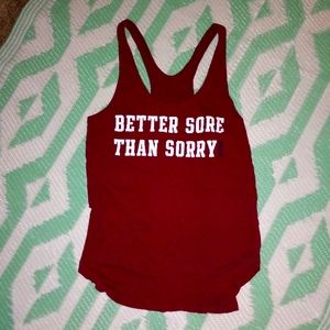 Vs Pink racer back tank